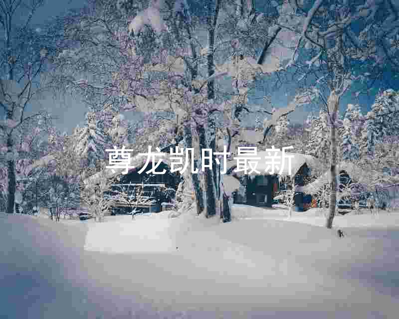 尊龙凯时最新